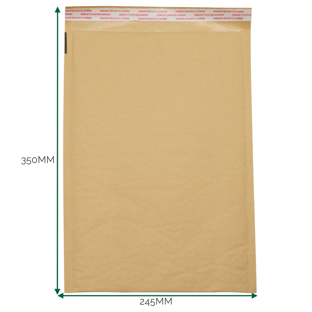 Kraft Bubble Mailing Envelope 245x350+40mm