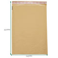 Kraft Bubble Mailing Envelope 245x350+40mm