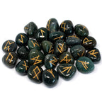 Bloodstone Rune Set in Cotton Pouch – view 2