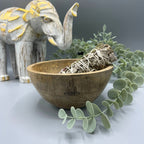 Buddha Wooden Smudge and Ritual Offering Bowl - 14x7cm – view 2