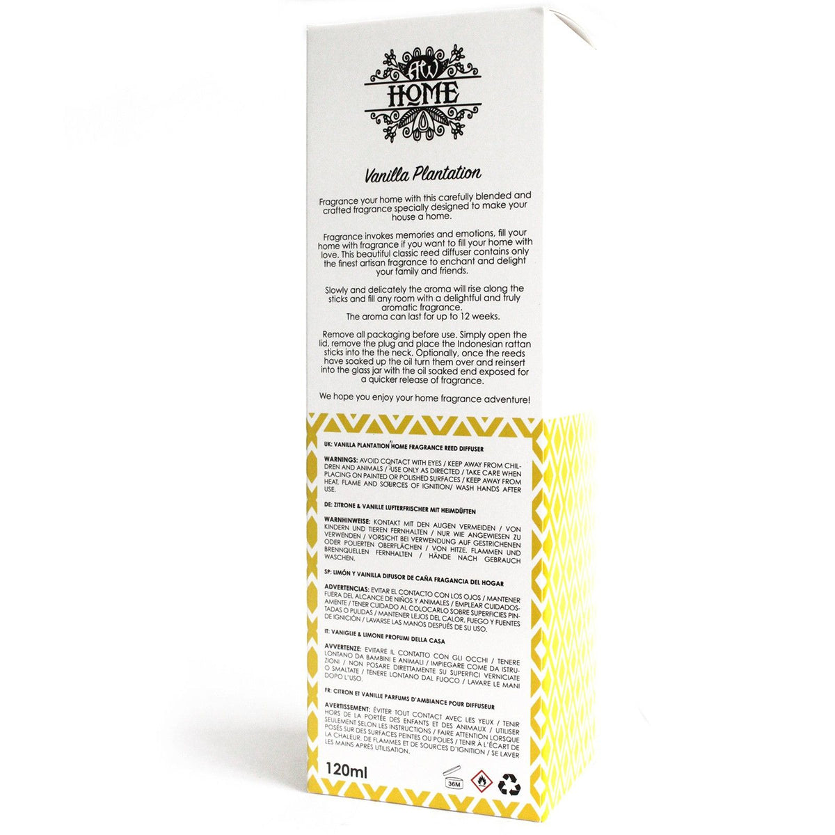 120ml Reed Diffuser - Vanilla Plantation – view 4
