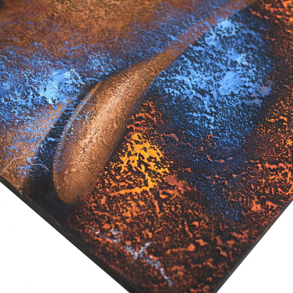 Buddha Painting, Copper Face - 80 x 60cm