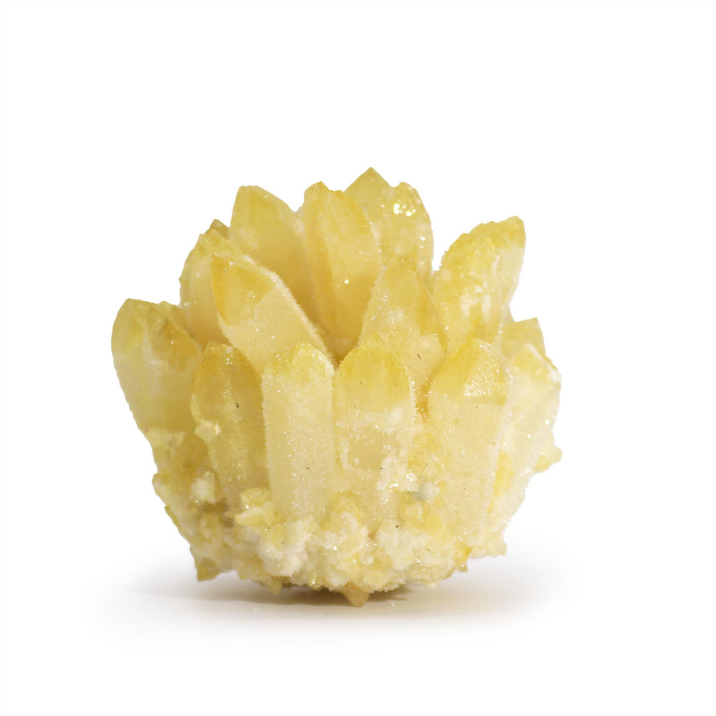 Yellow Ghost Quartz Crafted Cluster, approx 7cm – view 4