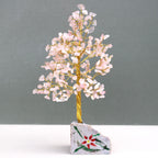 Rose Quartz Gemstone Tree - 320 Stones – view 2
