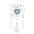 Medium Blue Dream Catcher - Heart in Heart