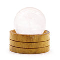 Clear Quartz Gemstone Sphere 50mm with Stand