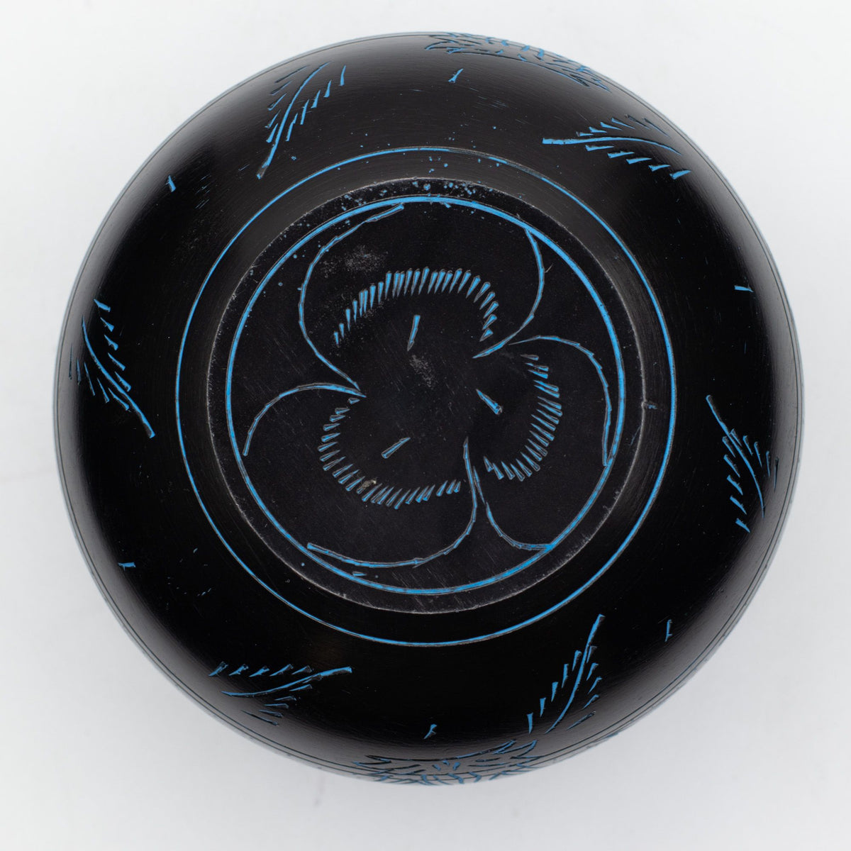Cauldron Singing Bowl - Magic Mushroom - Blue (15cm) – view 3