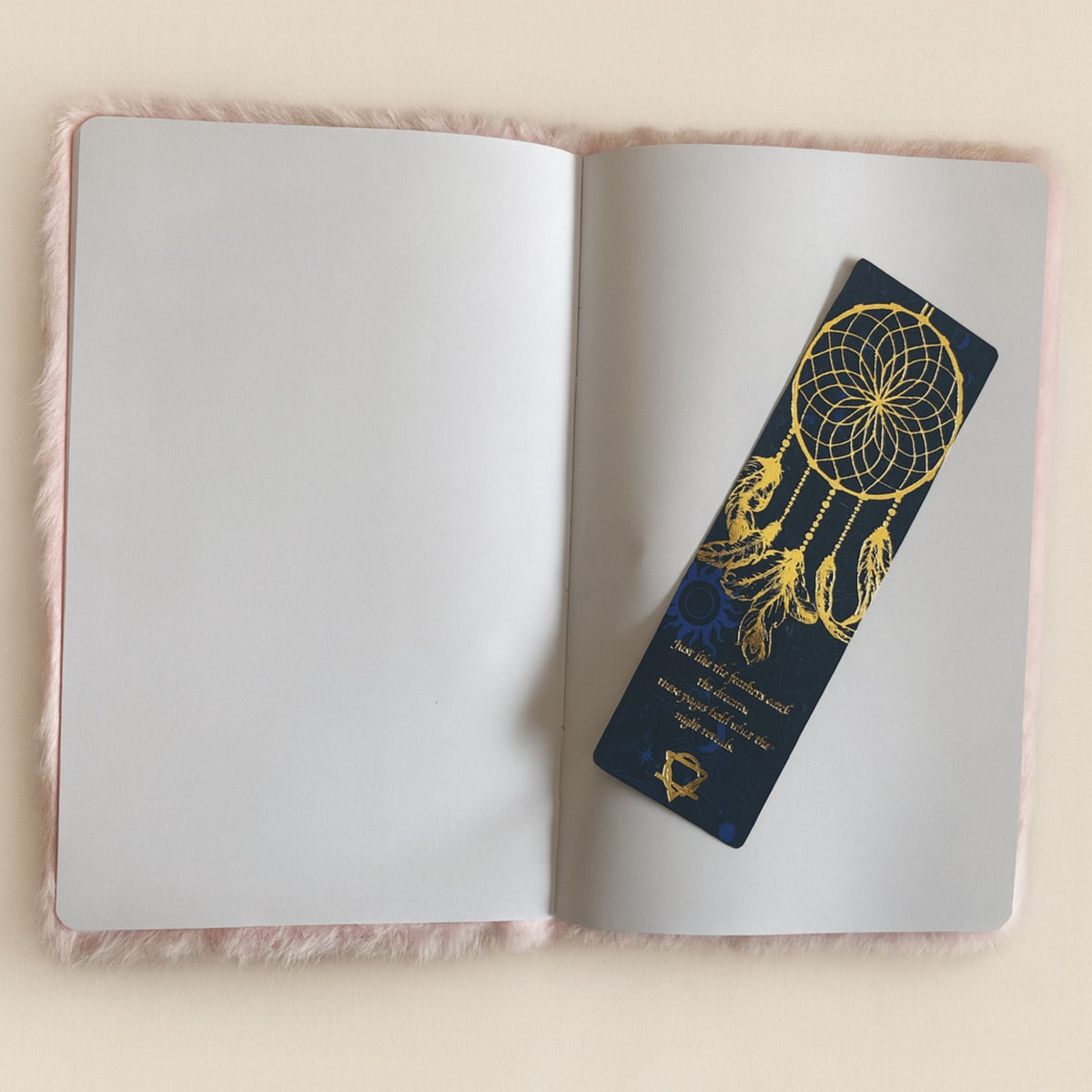 Pink Faux-Fur Dream Journal, Before I Forget, 80 Pages – view 2