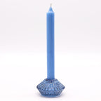 Set of 2 Flower Flip Candle Holders - Royal Blue – view 2