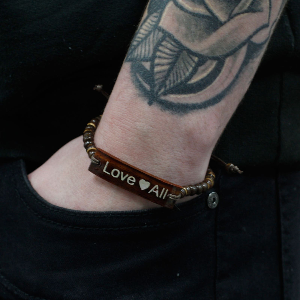Coconut Slogan Bangle - LoveAll – view 4