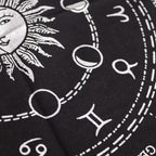 Fringed Altar Cloth with Horoscope Wheel Design – view 2