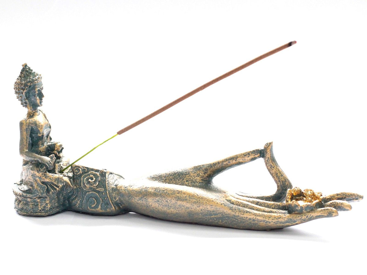 Antique-Style Buddha Hand Incense Burner 25 cm – view 3