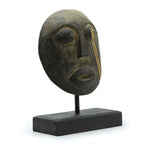 Timor Tribal Wood Mask, Antique Finish, 27x20cm – view 5