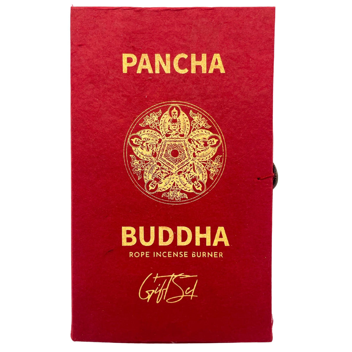 Rope Incense and Silver Plated Holder Set - Pancha Buddha – view 3
