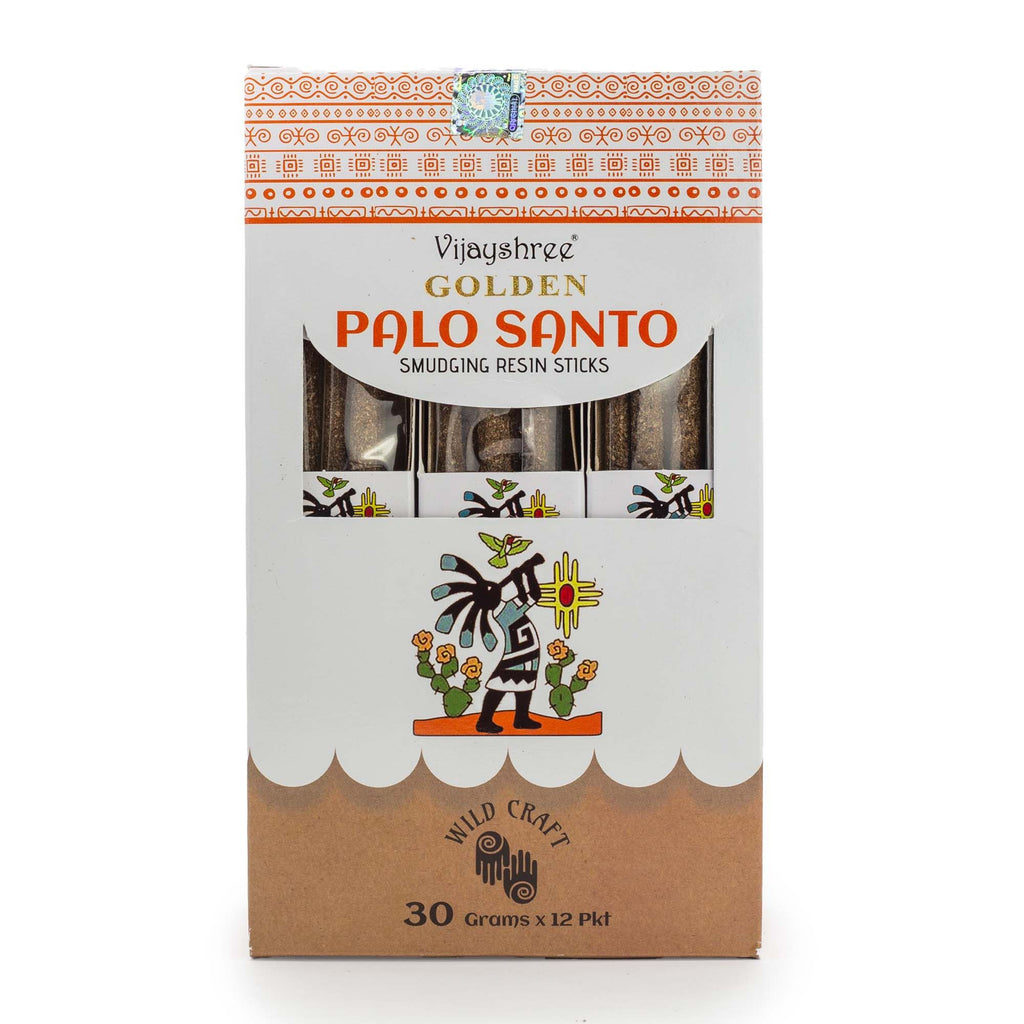 Golden Palo Santo Smudging Resin Sticks - 30g Pack of 6 – view 2