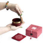 Root Chakra Singing Bowl - Red Brass