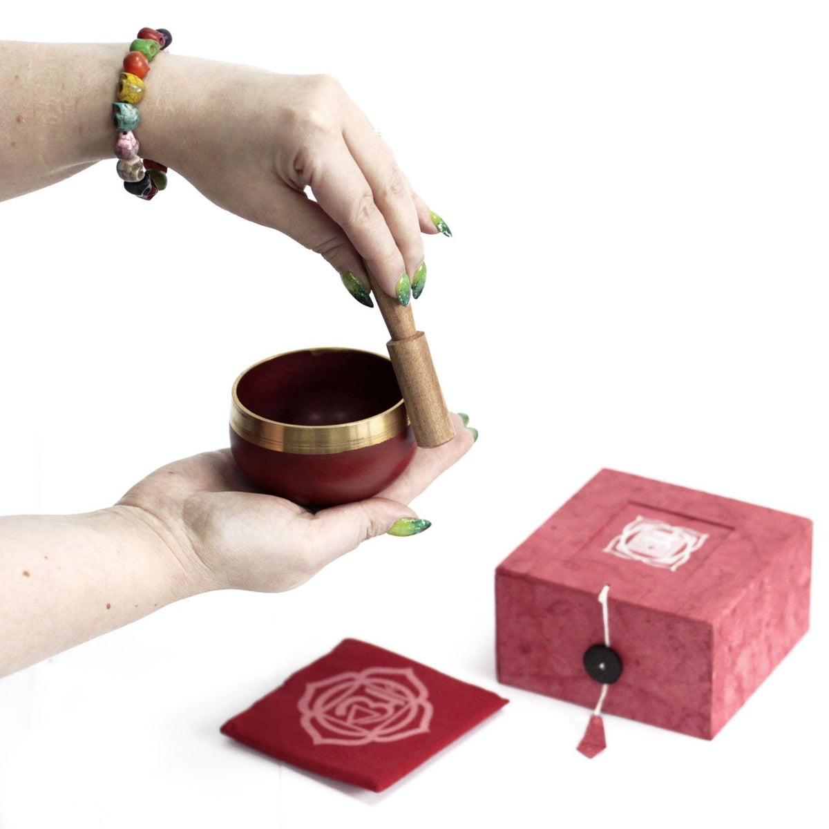 Root Chakra Singing Bowl - Red Brass