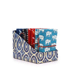 Block Print Cotton Notebooks 7x10cm - Set of 4