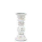 Whitewash Mango Wood Candle Stand - Small 23x10cm – view 5