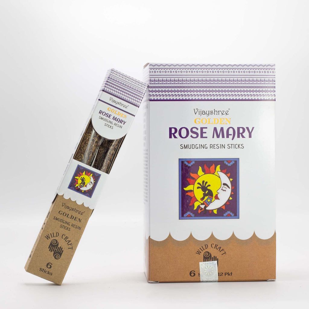 Golden Rose Mary Smudging Resin Sticks - 30g – view 6