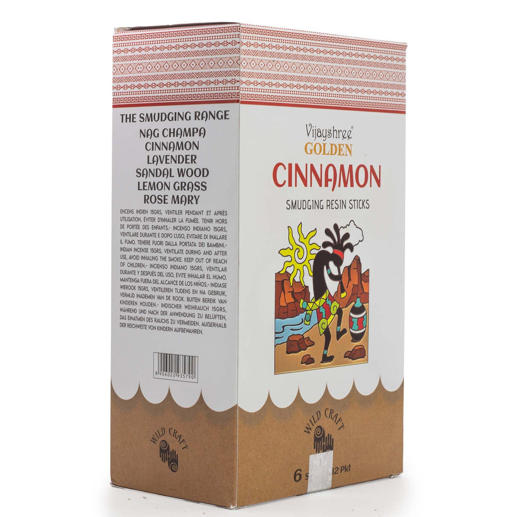 Golden Cinnamon Smudging Resin Sticks - 30g Pack of 6 – view 3