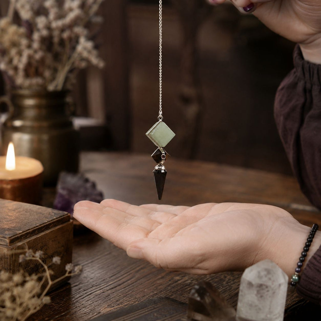 Builder of Realms Pendulum - Agate, Aventurine, Tiger Eye – view 3