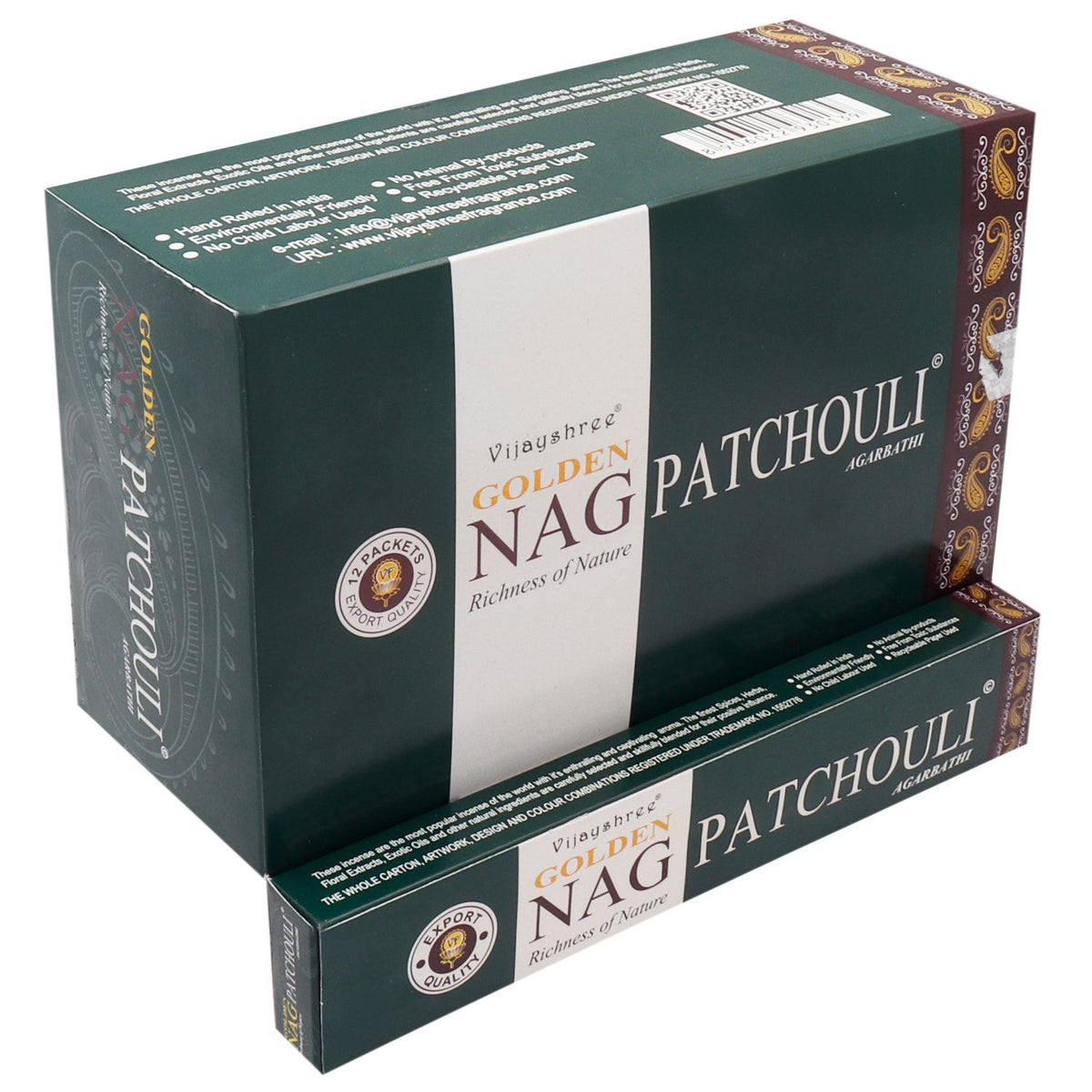 Golden Nag Patchouli Incense Sticks 15g Pack