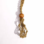 Waxed Cotton Necklace Cord 45cm - Sand – view 3