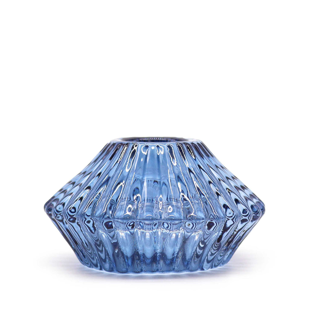 Set of 2 Flower Flip Candle Holders - Royal Blue – view 6
