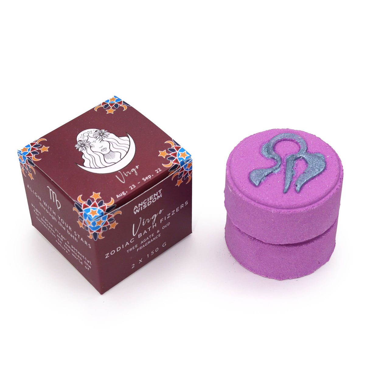Set of Zodiac Bath Fizzers with Horoscope - Virgo – view 3
