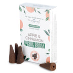 Stamford Backflow Incense Cones - Apple & Cinnamon, 12 Pack