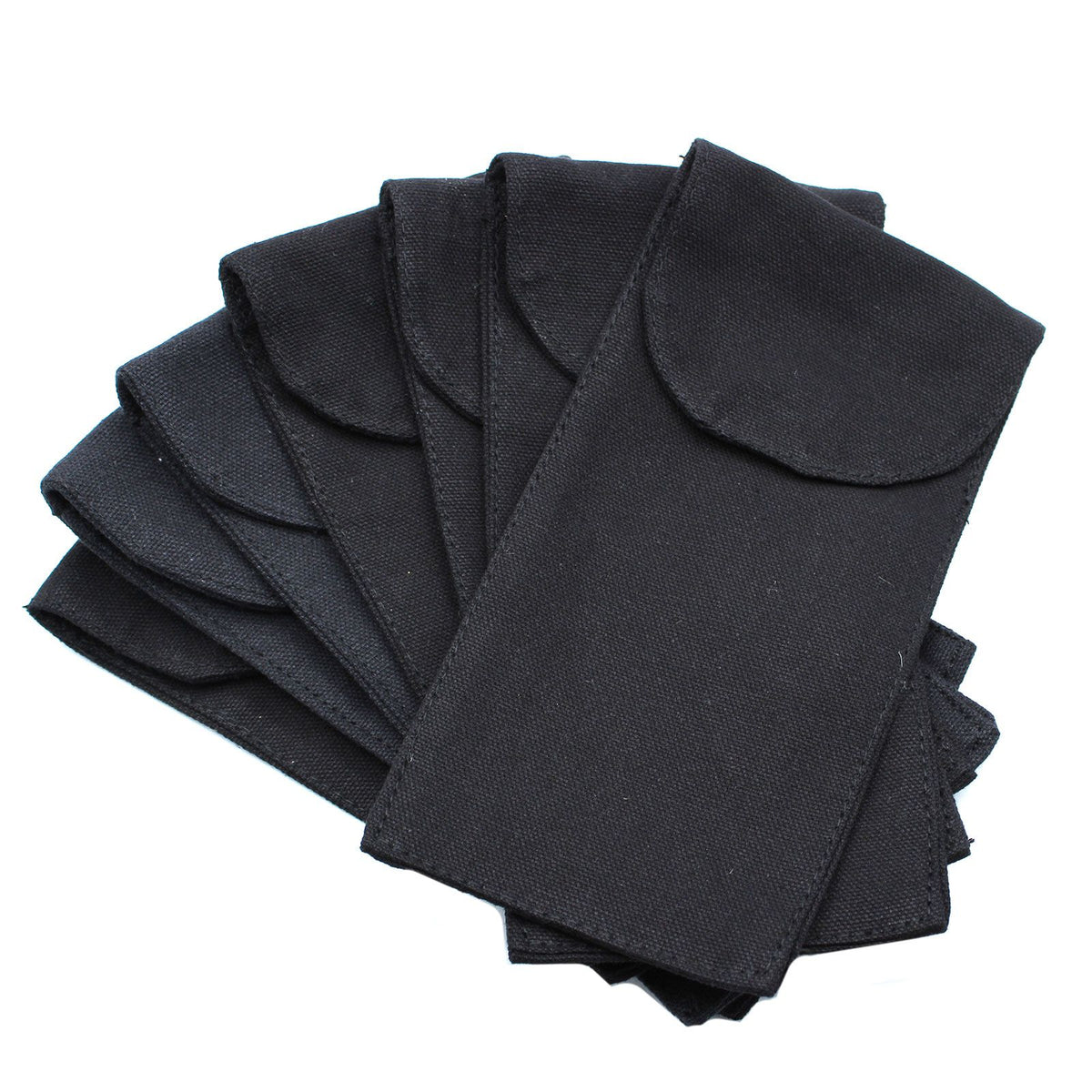 Cotton Pouch for Gemstone Rollers - Black – view 3