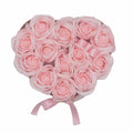 13 Pink Soap Roses Heart Gift Box
