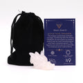 Small Rose Quartz Dragon Head Figure 4.5cm