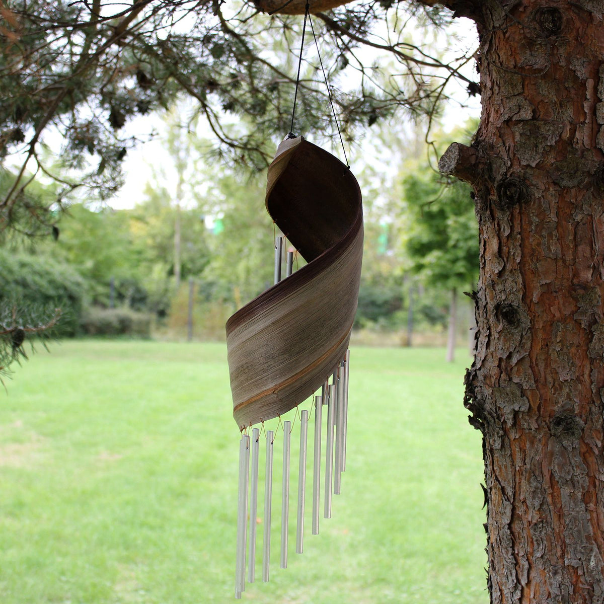 Coconut Leaf Wind Chime - Natural, 50 cm – view 3