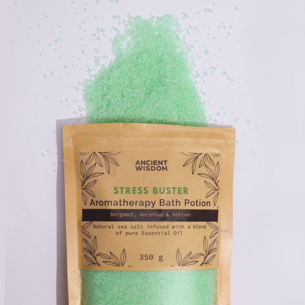 Bergamot, Geranium & Vetiver Bath Salts, 350g