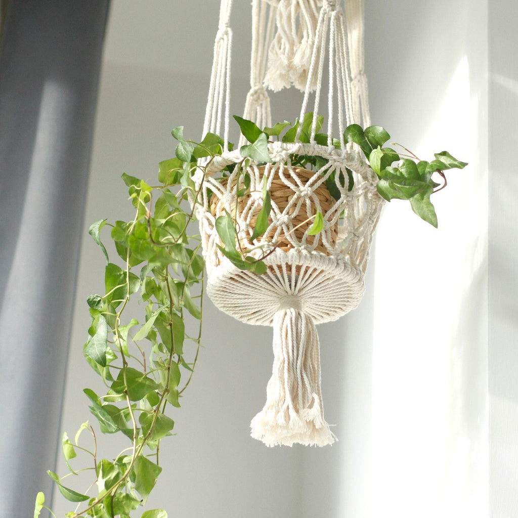 Double-Pot Macrame Plant Hanger, 100cm Long – view 8