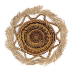 Set of Six Woven Wall Art Discs, 50 cm