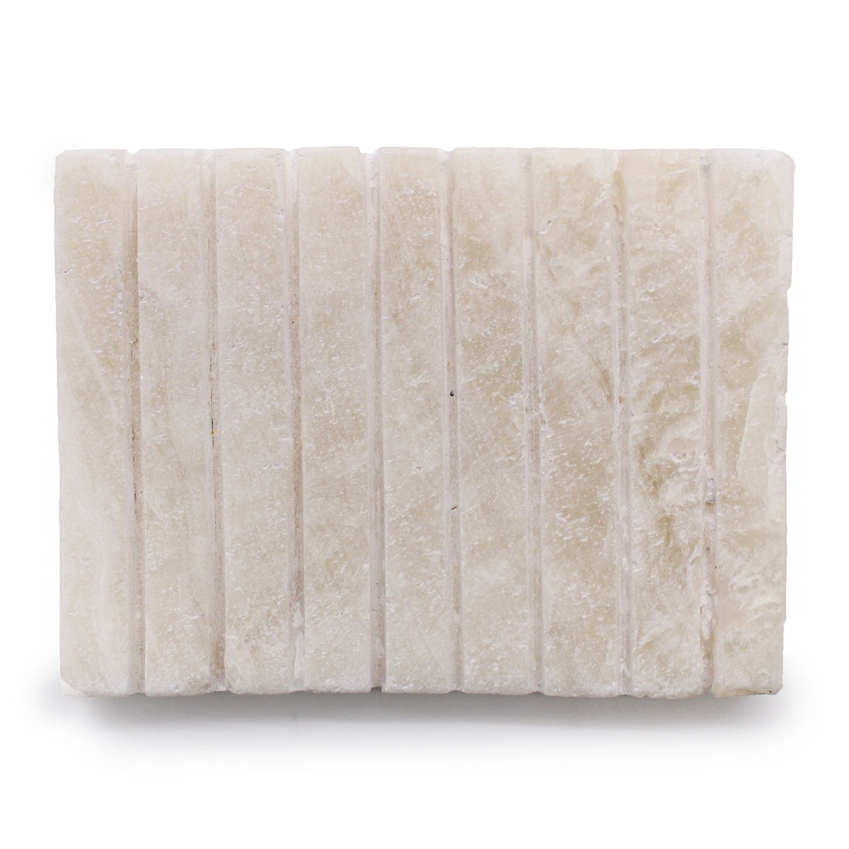 White Onyx Ridged Soap Dish – view 2