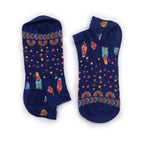 Hop Hare Bamboo Low Trainer Socks - Indian Feathers – view 4