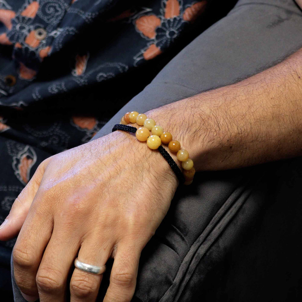 Yellow Aventurine Double Power Bracelet Set – view 5