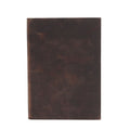 Black Tan Leather Daily Notebook, 100 Lined Pages – 18x13 cm