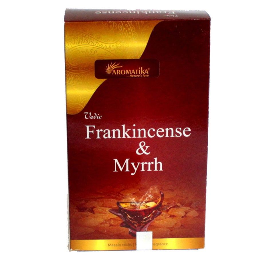 Aromatika Frankincense and Myrrh Vedic Incense Sticks – view 3