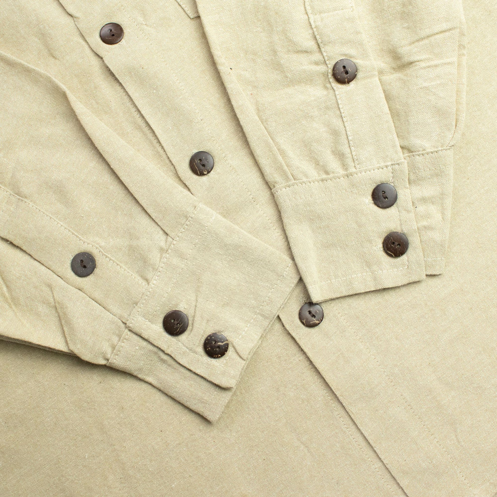 Nomad Sari Kathmandu Shirt - Stone - Medium – view 6