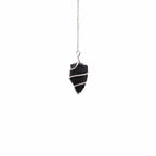 Raw Gemstone Pendulum - Black Agate – view 3