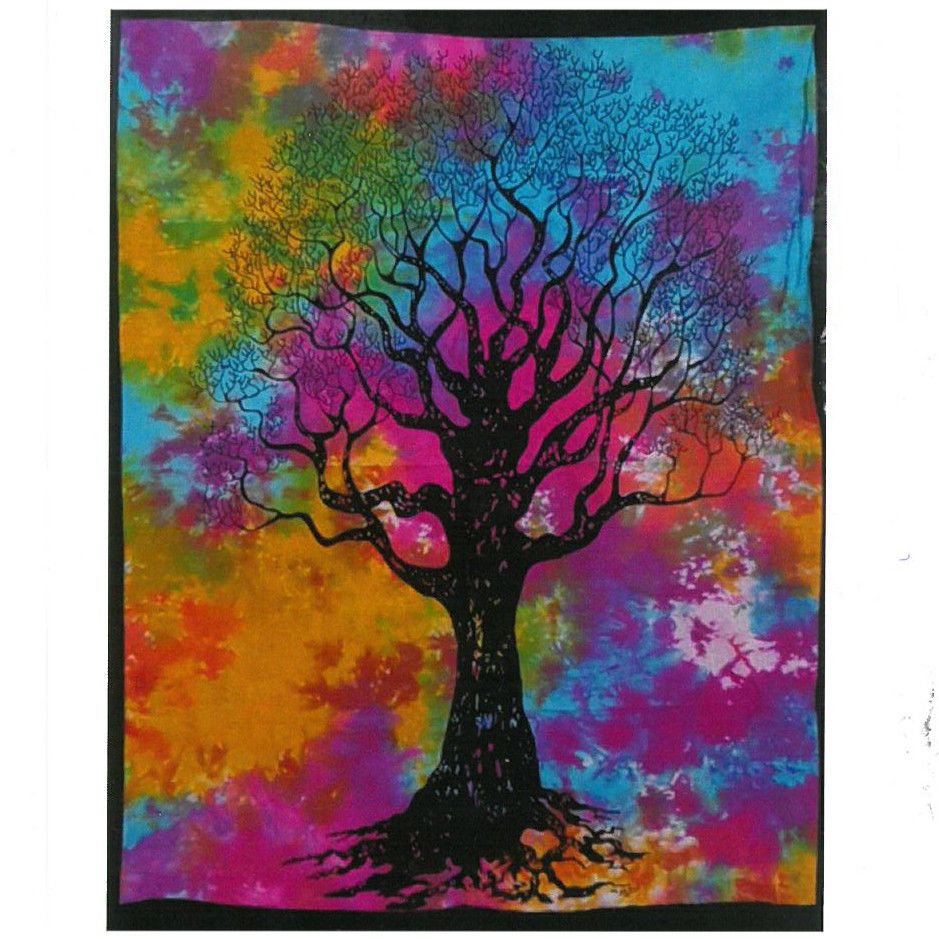 Cotton Wall Art (78x112cm) - Tree of Strength