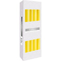 Yellow Taper Candles, Box of 10