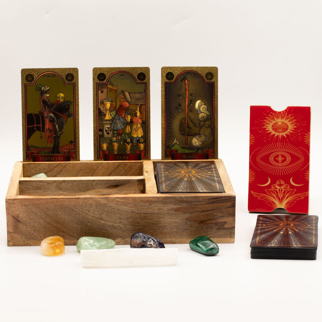 Three Section Tarot Box with Card Holder – view 2