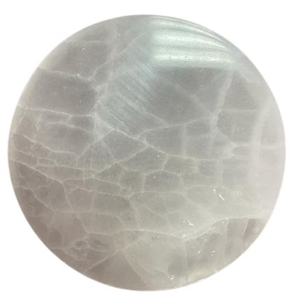 Selenite Charging Plate 10cm - Plain – view 3