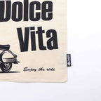 La Dolce Vita Cotton Tote Bag - Natural – view 3